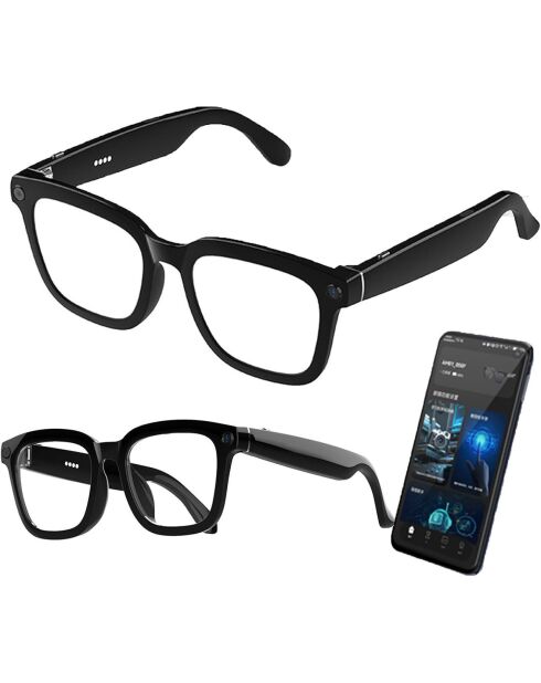 Lunettes intelligentes multifonctions NASA édition GRAVITY noires