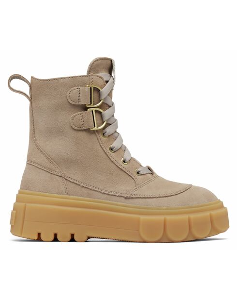 Bottes décontractées Caribou X Boot Lace Wp beiges