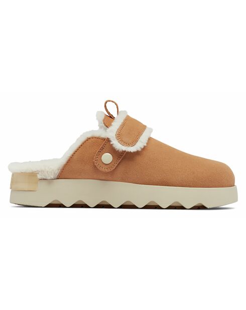 Chaussures décontractées Viibe Clog Suede Cozy marron