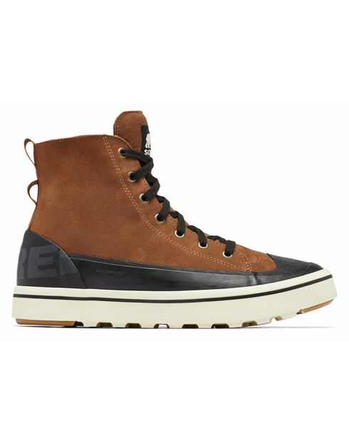 Baskets  en Velours de Cuir Cheyanne Metro Ii Sneak Wp marron