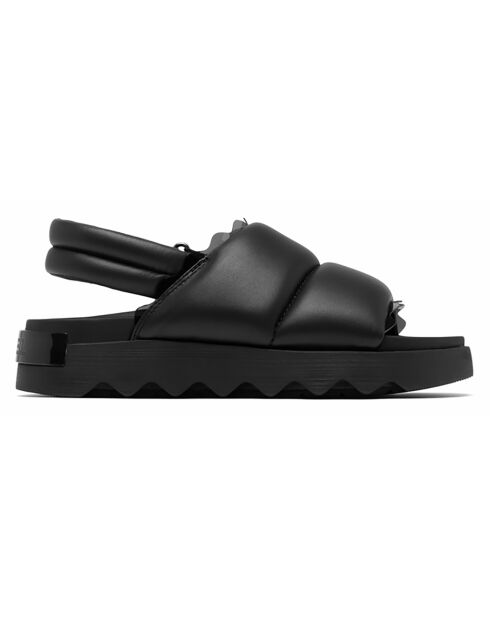 Sandales plates Viibe Slingback noires