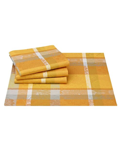 4 servilletas de piña Marie Galante - 58x58 cm