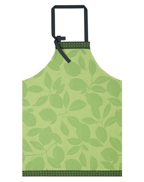 Tablier Sous Les Citronniers vert - 90x96 cm