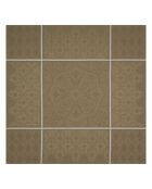 Nappe 100% Lin Armoiries grège