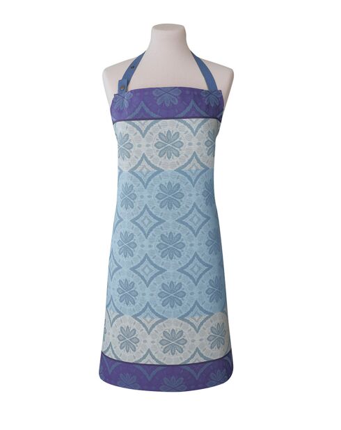 Tablier Arrière-pays cassis - 80x96 cm
