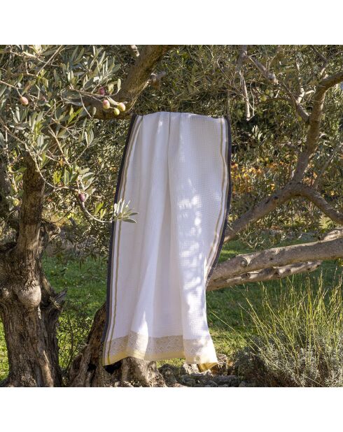 Drap de plage Amazonie écume - 100x200 cm