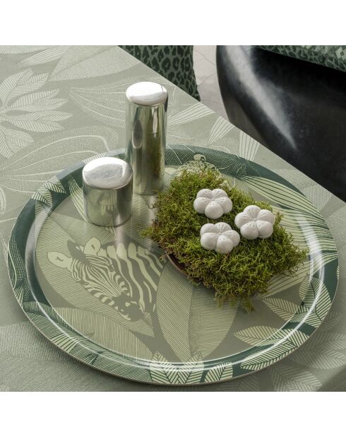 Plateau en bois Nature Sauvage crocodile - D.49 cm