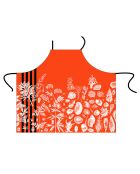 Tablier Abbaye corail - 80x96 cm