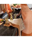 2 Essuie-mains Fl A Croquer capucine - 54x38 cm