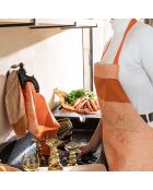 Tablier Fl A Croquer capucine - 90x96 cm