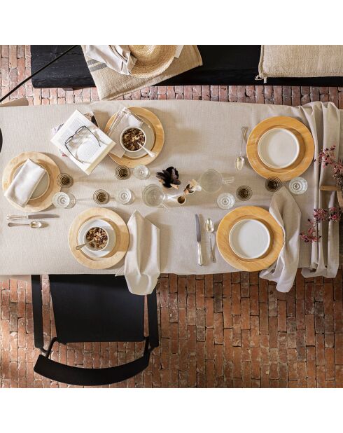 Nappe Slow Life Re-Use bois