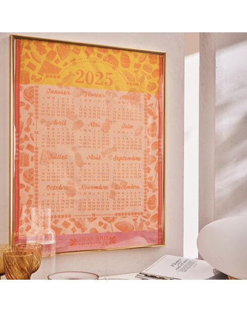 2 Torchons Calendrier 2025 gourmandises - 80x60 cm