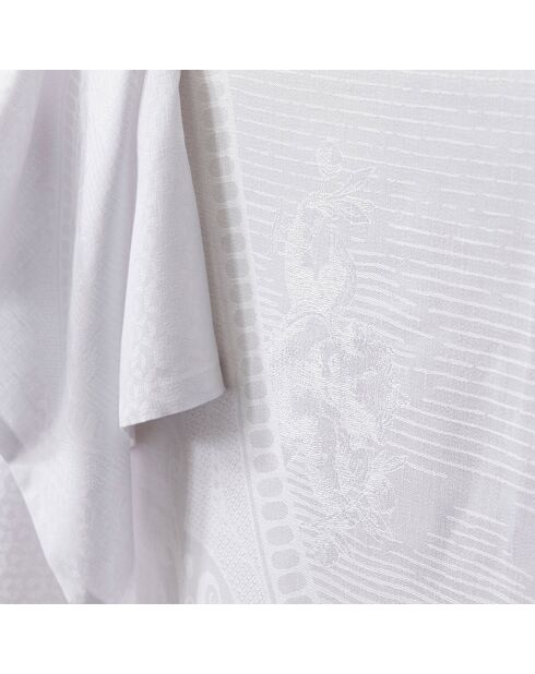 Nappe 100% Lin Evasion Céleste blanc pur