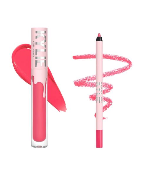 Set Rouge à lèvres liquide velours + Crayon à lèvres 203 party girl 4 GR