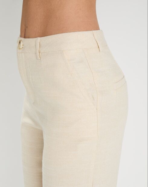 Pantalon Camille crème
