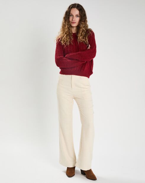 Pantalon Camille crème