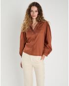 Chemise  Perrine marron