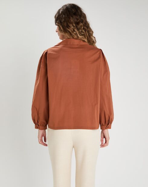 Chemise  Perrine marron