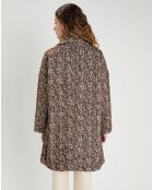 Manteau en Laine mélangée Justine marron