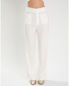 Pantalon Félicie blanc