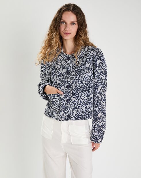 Veste Anais bleue