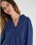Blouse Elena bleue