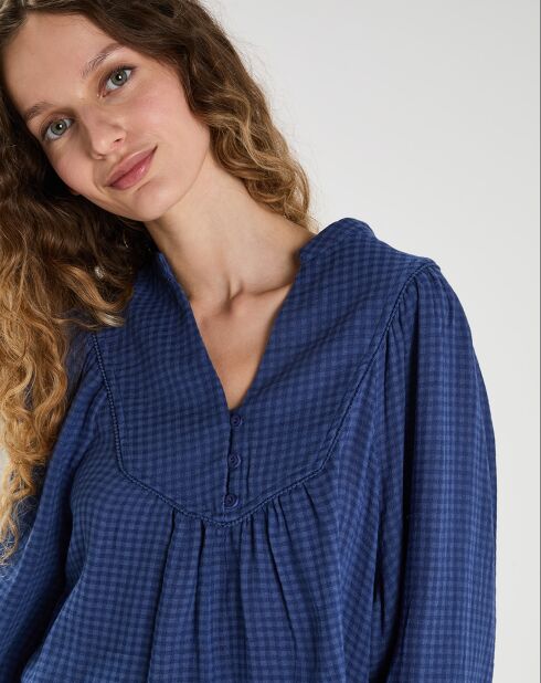 Blouse Elena bleue