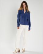 Blouse Elena bleue