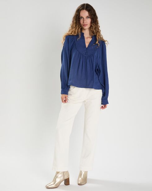 Blouse Elena bleue