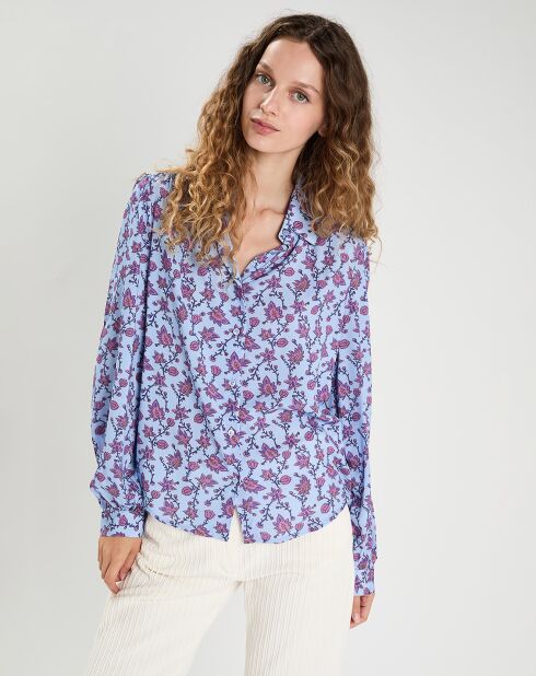 Chemise  Paola bleue