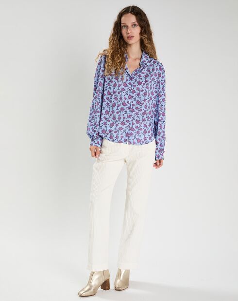 Chemise  Paola bleue
