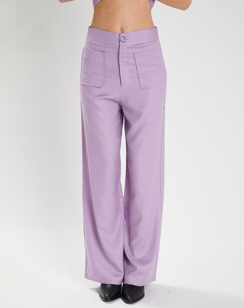 Pantalon Félicie violet