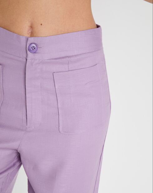 Pantalon Félicie violet