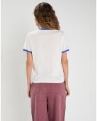 T-shirt Martha blanc/bleu