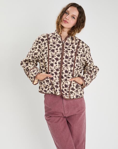 Veste matelassée Marina crème