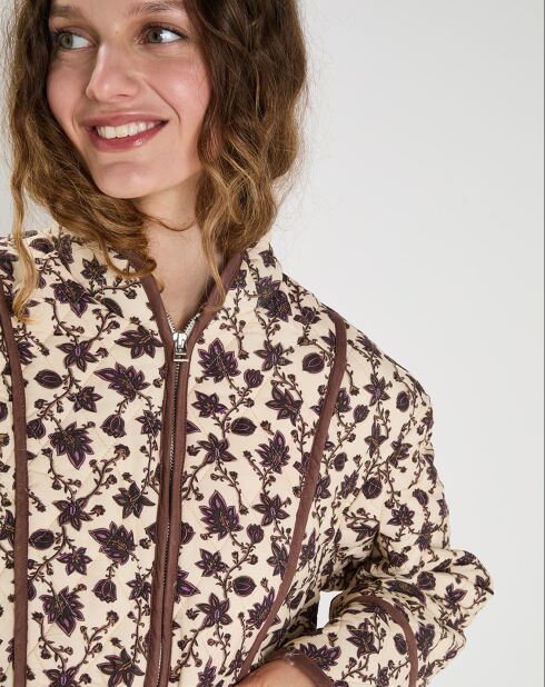 Veste matelassée Marina crème