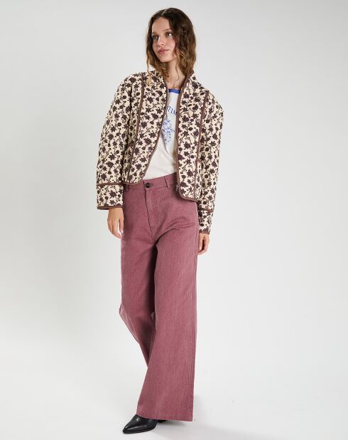 Veste matelassée Marina crème