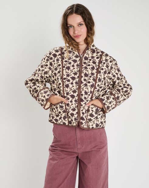 Veste matelassée Marina crème