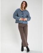Veste matelassée Jennfier bleue