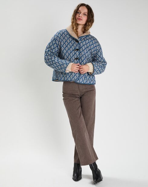 Veste matelassée Jennfier bleue
