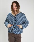 Veste matelassée Jennfier bleue