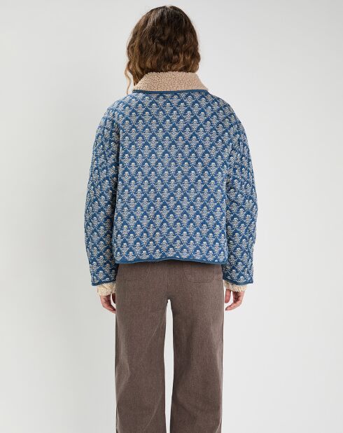 Veste matelassée Jennfier bleue