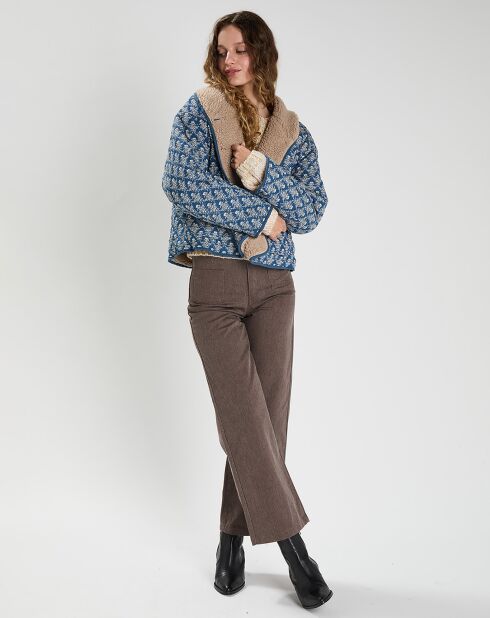 Veste matelassée Jennfier bleue