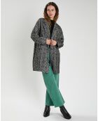 Manteau en Laine mélangée Justine noir