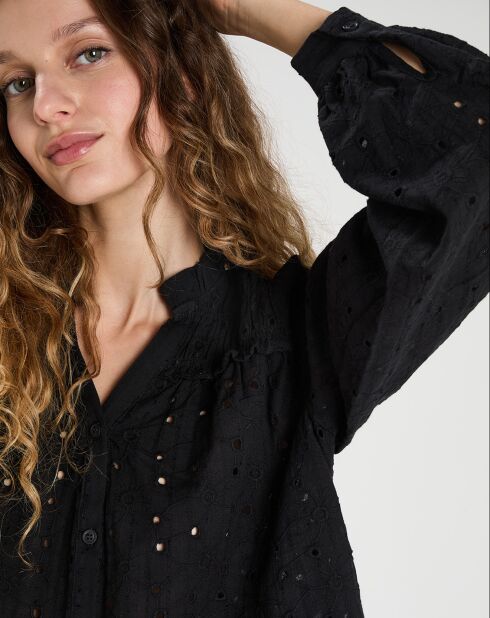 Chemise  Eva noire