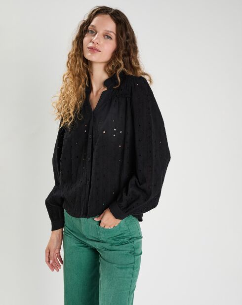 Chemise  Eva noire