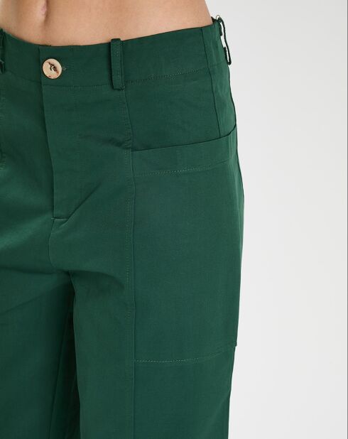 Pantalon Héloise vert foncé