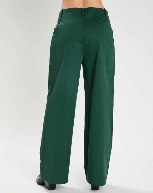 Pantalon Héloise vert foncé