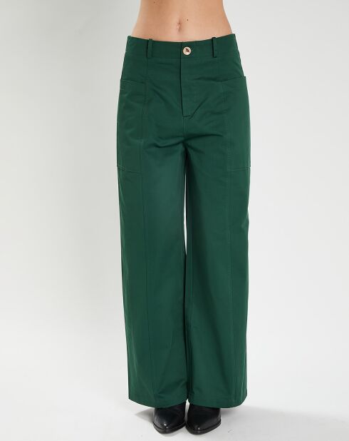Pantalon Héloise vert foncé