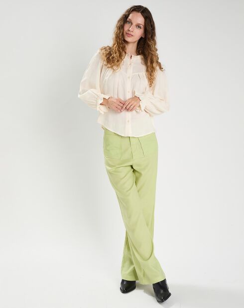 Pantalon Félicie vert